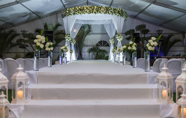 istock Jewish Hupa , wedding putdoor . 937809676