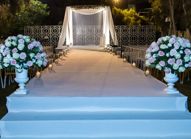 istock Jewish Hupa , wedding putdoor . 937809778