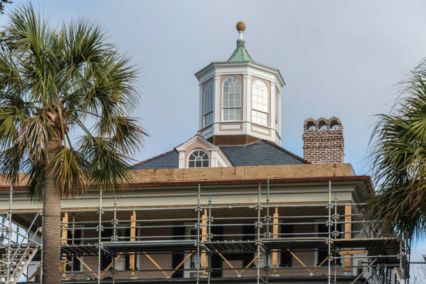 mansões históricas, charleston, carolina do sul - industry south carolina construction north carolina - fotografias e filmes do acervo