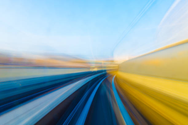 istock Speed motion in urban highway road tunnel 937834002