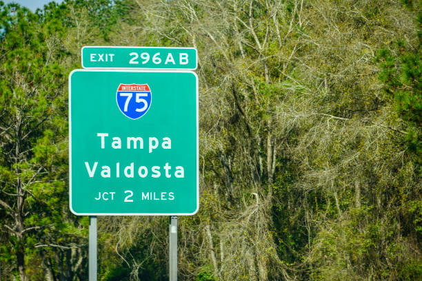 istock Tampa, Valdosta Freeway Exity Sign 937843944