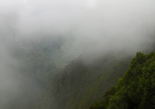 istock Ascending clouds at the Piton de la Fournaise (La Reunion) 937865854