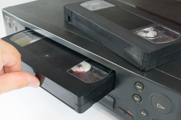 istock videotape into a tape recorder 937871572