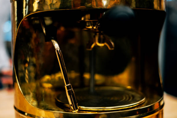 istock Fragment of a coffee machine 937893940