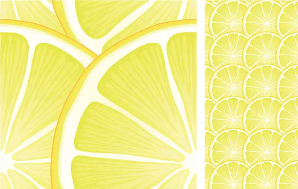 Vector illustration of Citron seamless pattern