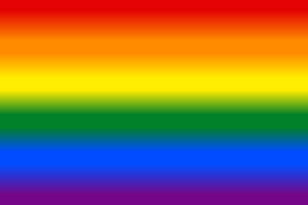 Arco-íris gradiente bandeira LGBT fundo - ilustração de arte em vetor