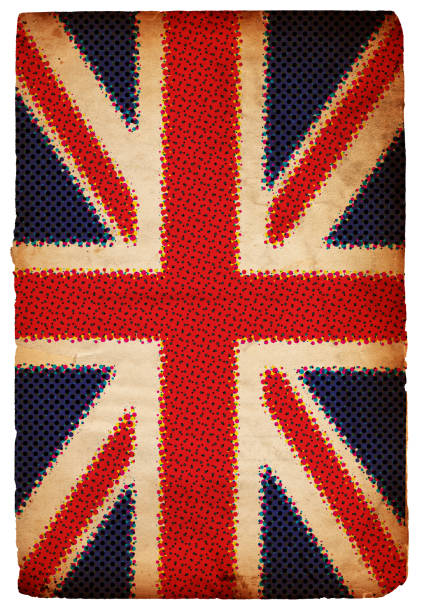 similgravure drapeau britannique xxl - retrosect photos et images de collection