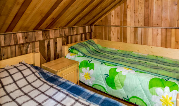 istock Interior of a Wooden Chalet 937914370