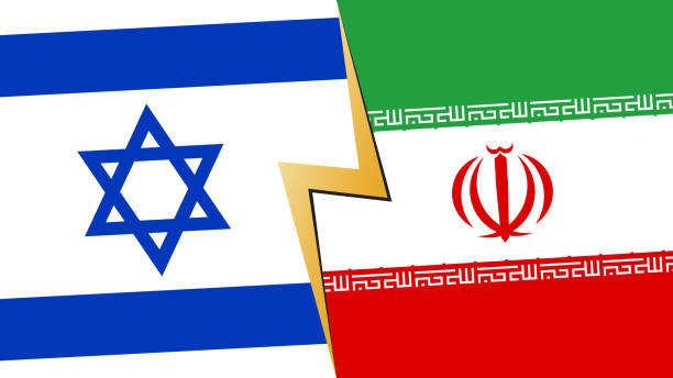 istock Israel and Iran financial, diplomatic crisis concept. vector illustration. 937917716