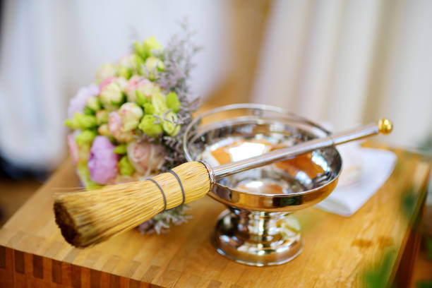 istock toolPriest's wedding accessories during wedding ceremony in a church 937933544