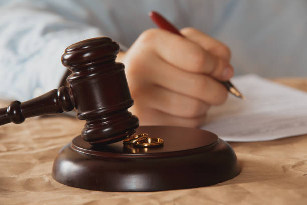 istock Judge gavel deciding on marriage divorce 937939938