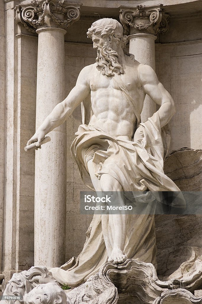 Estatua de neptuno - Foto de stock de Aire libre libre de derechos