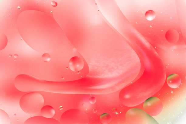 istock mix water and oil, color background with soft defocusing, macro abstract 937954114