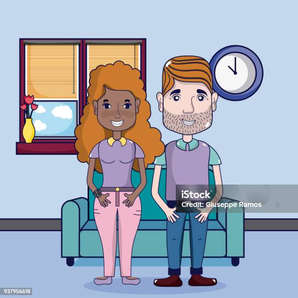 Cute And Funny Couple Cartoons Stock Illustration - Download Image Now - Adults Only, Armchair, Art - iStock Cute And Funny Couple Cartoons Stock Illustration - Download Image Now - Adults Only, Armchair, Art - iStock