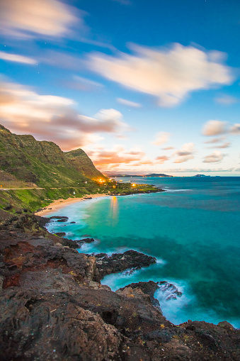 The view from the Makapu'u Lighthouse in Waimanalo