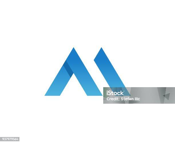 Msymbol Stock Vektor Art und mehr Bilder von Buchstabe M - Buchstabe M, Logo, Abstrakt