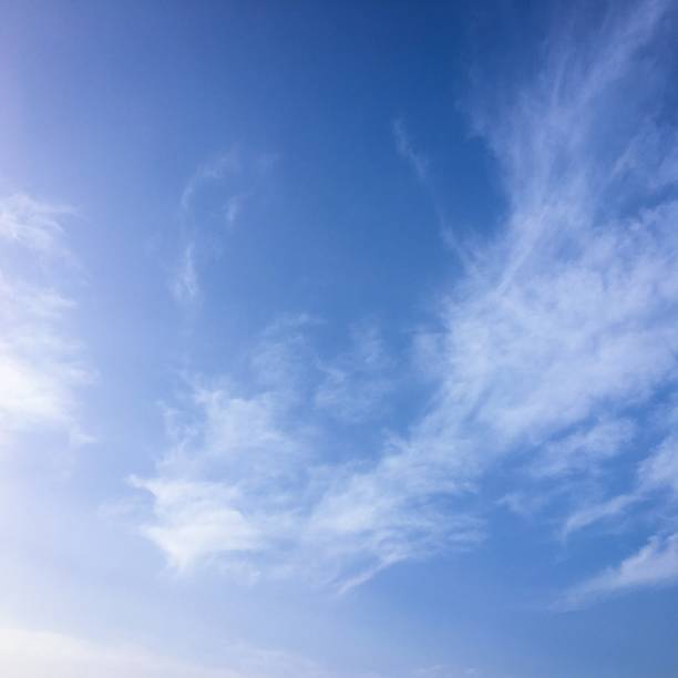 istock Beautiful clouds with blue sky background. Nature weather, cloud blue sky and sun 938014006