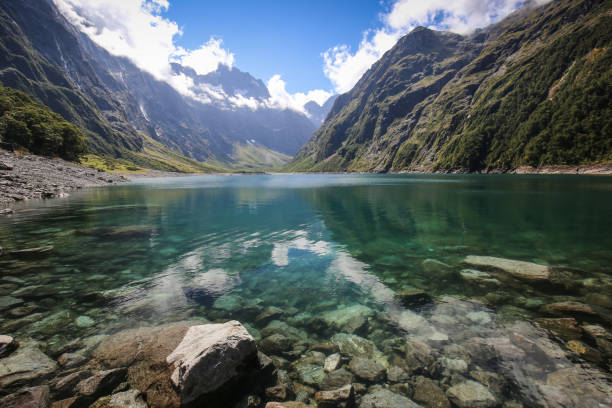 istock Beautiful site of lake Marian 938026820