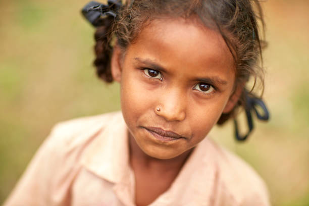 istock Cute Indian little girl portrait 938035304