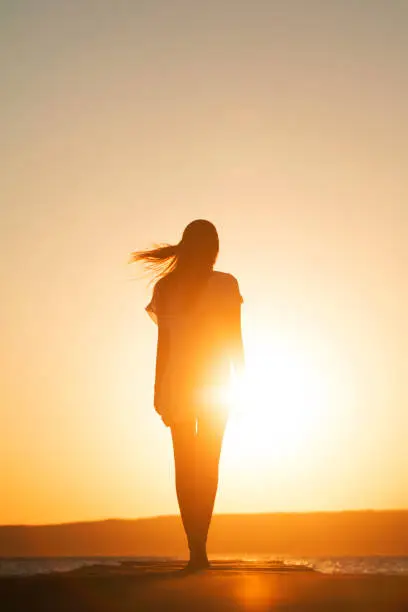 Photo of Young woman enjoying freedom