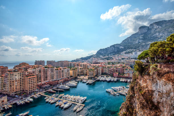 istock panoramic view of the bay with yachts in Monaco 938046742