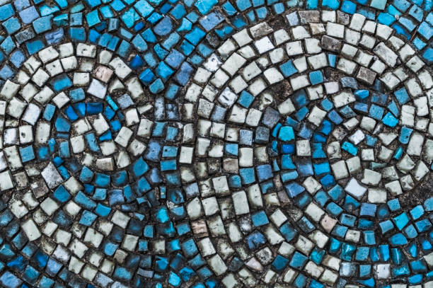 istock Contaminated mosaic depicting sea waves 938064128