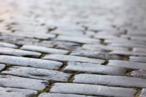 istock Paved road at city street 938068638
