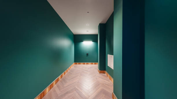 istock Dressing room, in an expensive house, in emerald green 938071920
