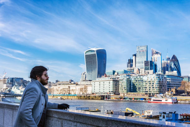 istock Young businessman portrait in London 938071954