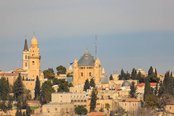 istock Dormitsion abbey in old city Jerusalem 938072854