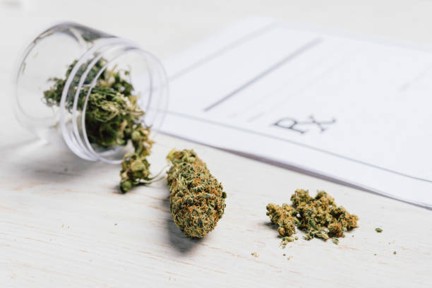 istock Medical marijuana on the table 938079824