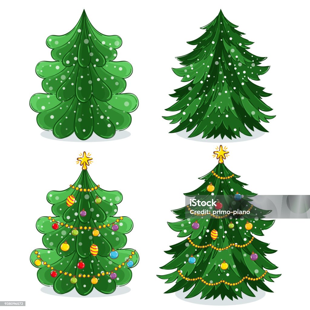 Ilustración de Árbol Navidad Verde En Estilo De Dibujos Animados y más Vectores Libres de Derechos de Abstracto - Abstracto, Adorno, Blanco - Color - iStock Ilustración de Árbol Navidad Verde En Estilo De Dibujos Animados y más Vectores Libres de Derechos de Abstracto - Abstracto, Adorno, Blanco - Color - iStock