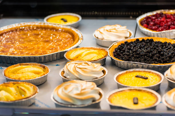 istock the counter of the cafeteria with different desserts 938100038
