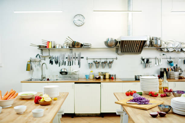 Kitchen of restaurant