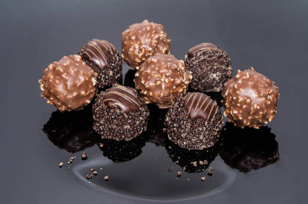 istock Chocolate pralines truffles. Luxury chocolate. 938101586