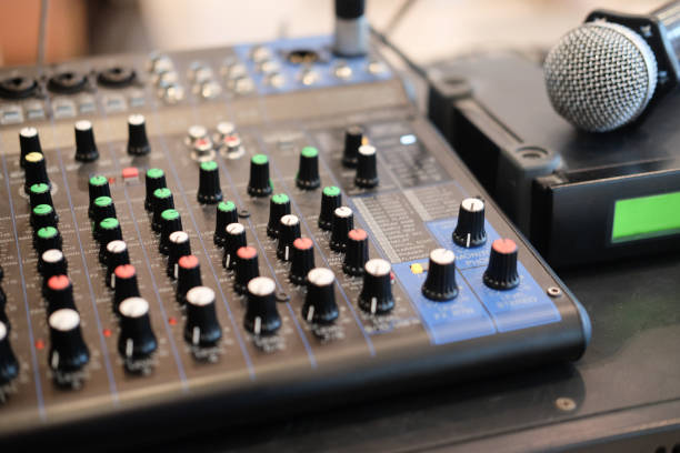istock Sound mixer control. select focus with shallow depth of field 938111236