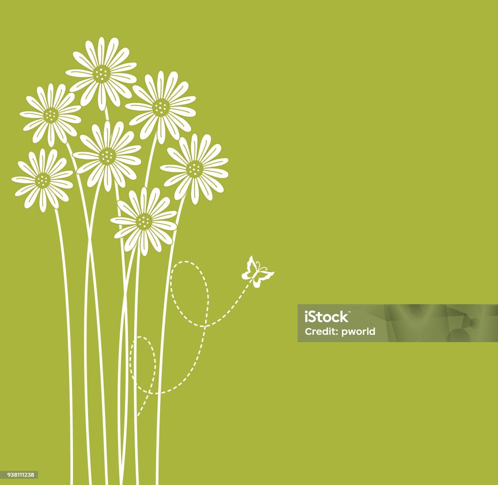 Floral background . Vector floral background . Border - Frame stock vector