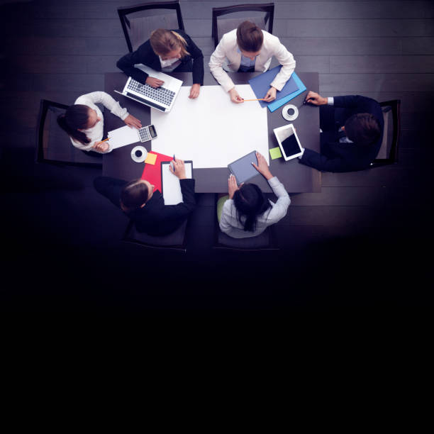 istock Business workplace with people 938112594