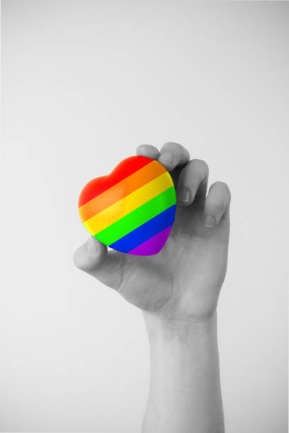 istock Holding a pride heart for love 938112820