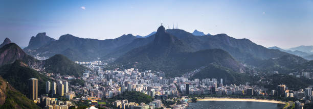 istock Rio de Janeiro - June 19, 2017: Panoramic view of Rio de Janeiro from the Sugarloaf Mountain, Brazil 938113708