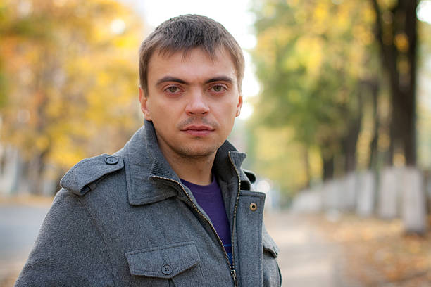 istock Portrait of young man with piercing eyes 2 93812373