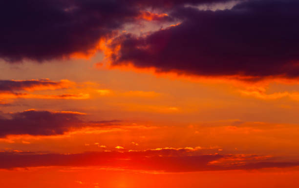 istock Beautiful sunset with colorful clouds 938130728