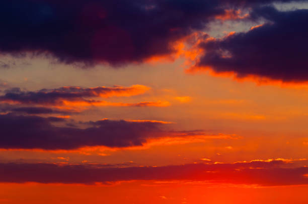istock Beautiful sunset with colorful clouds 938130758