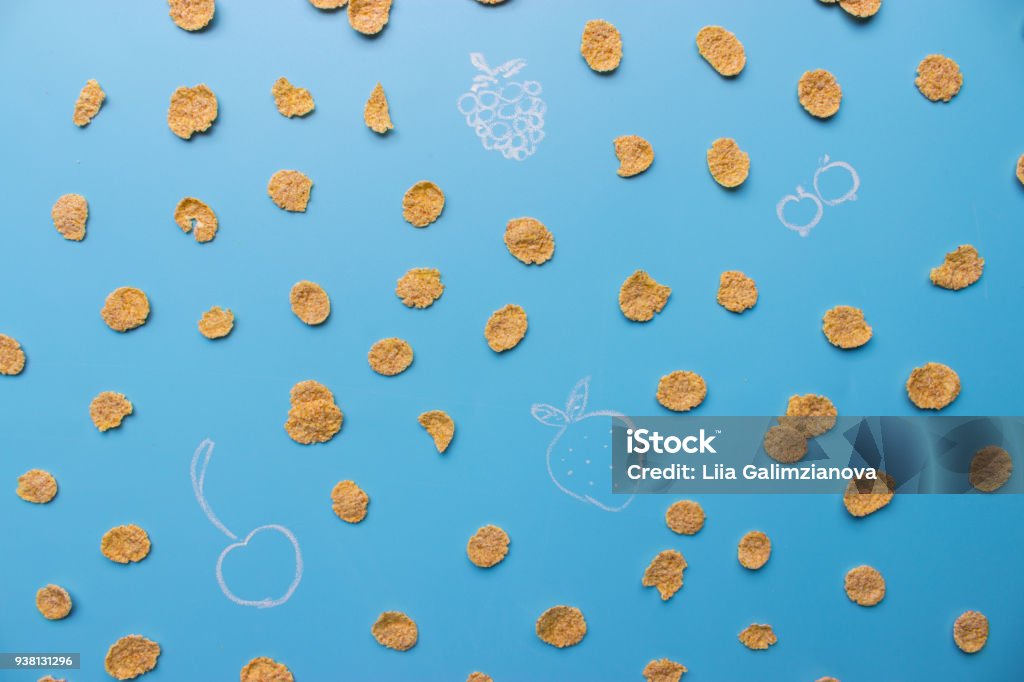 Background Cornflex Corn Flakes Background And Texture Stock Photo - Download Image Now ...