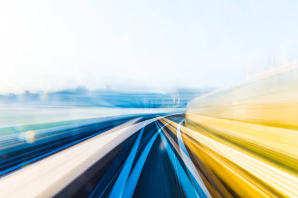Speed motion in urban highway road tunnel