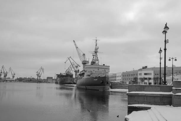 St. Petersburg, Russia, 16 March 2018, Icebreaker \