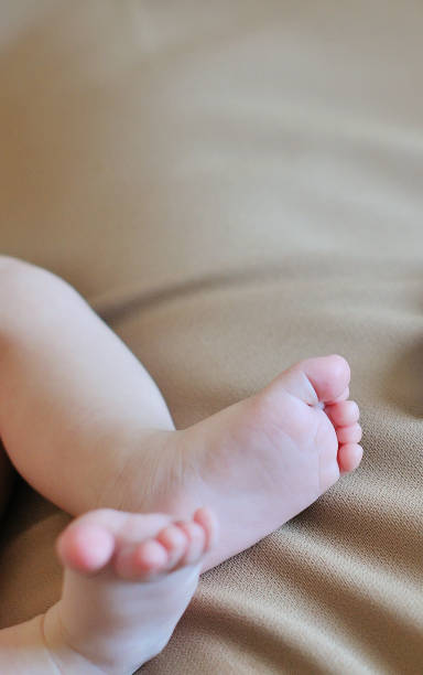 istock Newborn baby feet 938144934