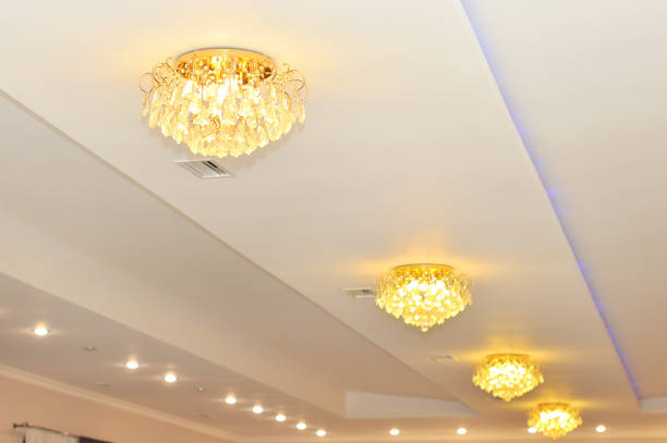 istock hanging lamp in cafe shop 938159570