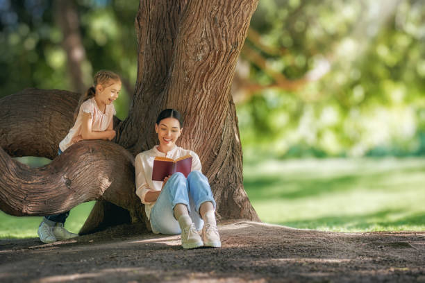 istock mom reading a book to her child 938165372
