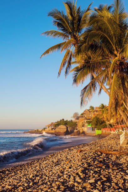 The Tunco Beach in Salvador. El Tunco, El Salvador.